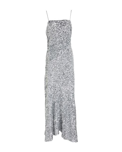 Ganni Gray Maxi Dress