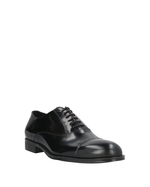 LABORATORIO 38 Gray Laboratorio Lace-Up Shoes Leather for men
