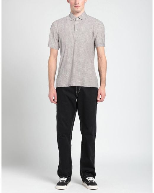Ghirardelli Gray Polo Shirt for men