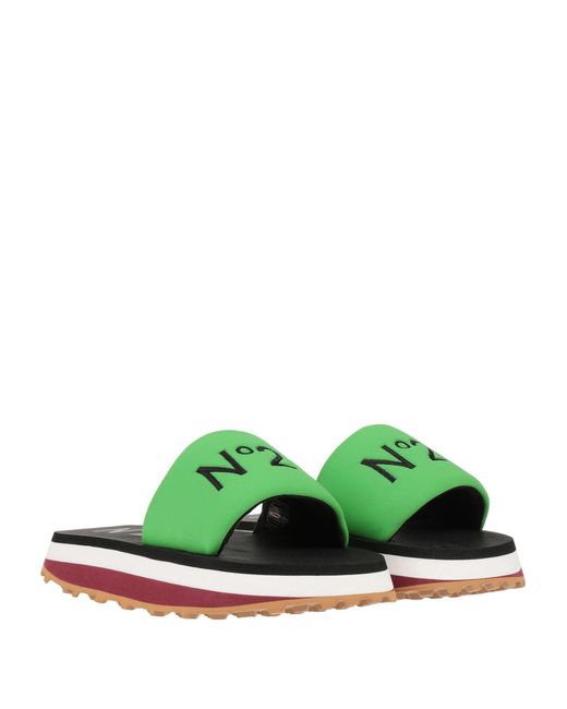 N°21 Green Sandals
