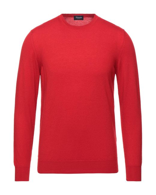 Drumohr Red Jumper for men