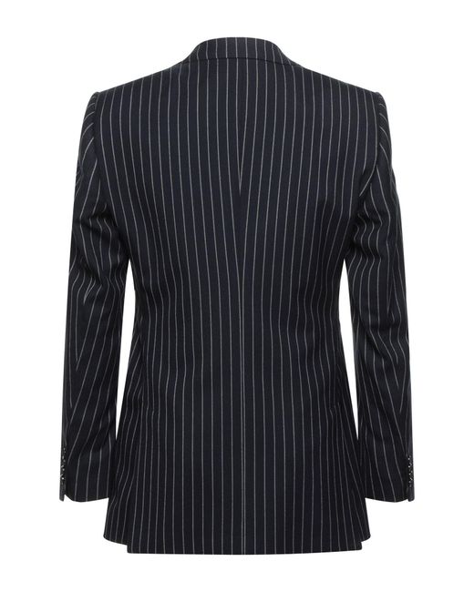Dolce & Gabbana Blue Midnight Blazer Virgin Wool for men