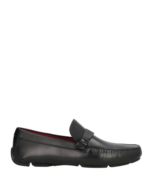 Ferragamo Black Loafers Leather for men