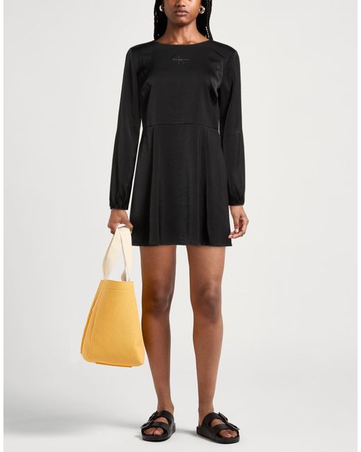 Calvin Klein Black Mini Dress Polyester
