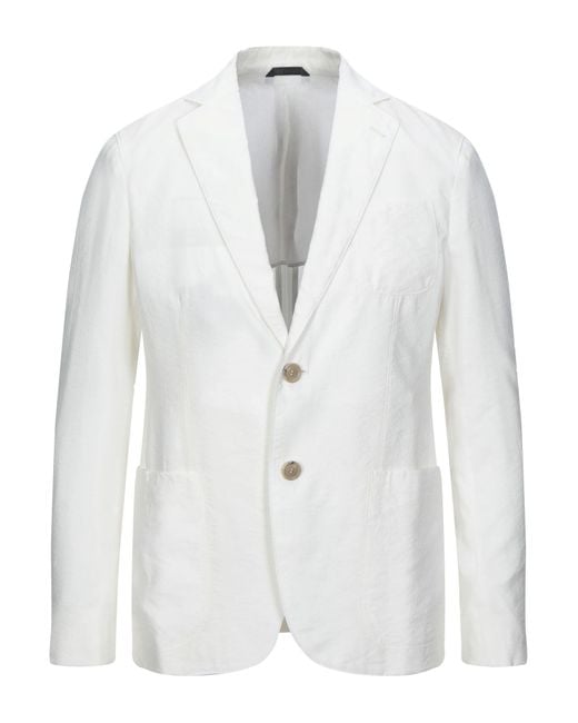 Giorgio Armani White Suit Jacket for men