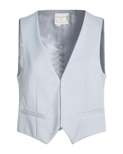 Forte_forte Blue Tailored Vests
