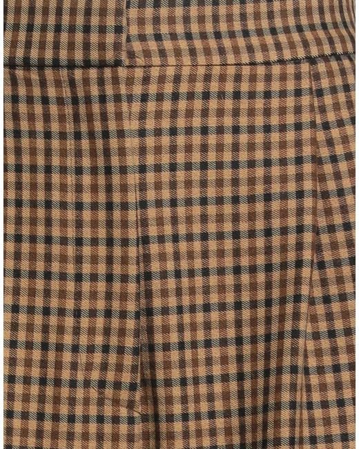 Ottod'Ame Brown Sand Pants Polyester, Viscose, Elastane
