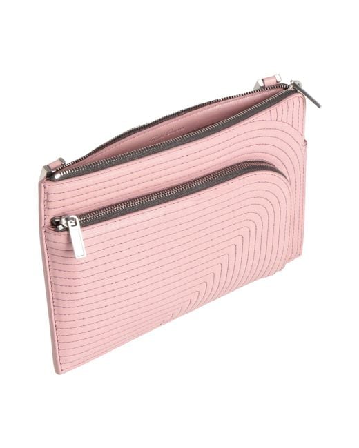 Rick Owens Pink Cross-Body Bag Calfskin for men
