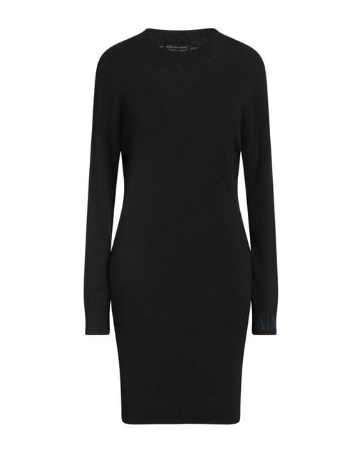 ARMANI EXCHANGE Black Mini Dress