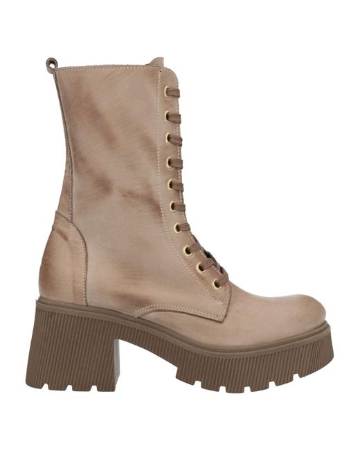 Divine Follie Brown Ankle Boots