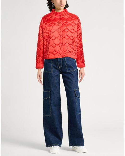Diana Gallesi Red Puffer Polyamide