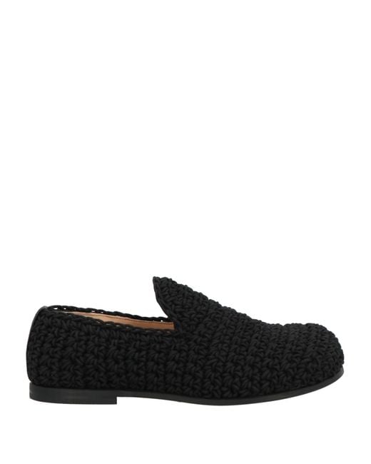 J.W. Anderson Black Loafers Cotton for men