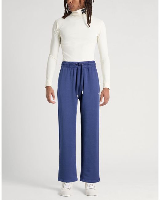 Off-White c/o Virgil Abloh Blue Pants Cotton, Elastane for men