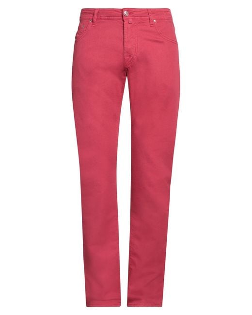 Jacob Cohen Red Trouser for men