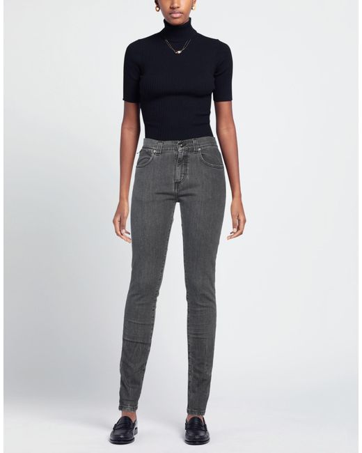 Cult Bolt Gray Jeans Cotton, Elastane