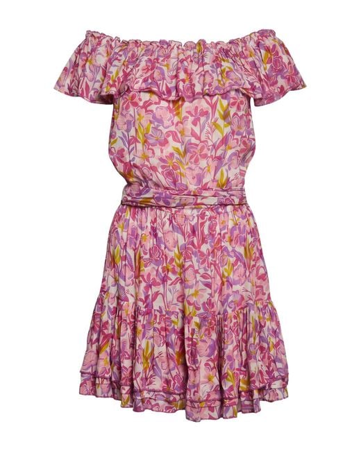 Poupette Pink Mini Dress Viscose