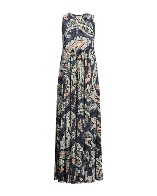 Siyu White Maxi Dress Polyamide, Elastane
