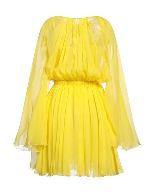 Dolce & Gabbana Yellow Mini Dress