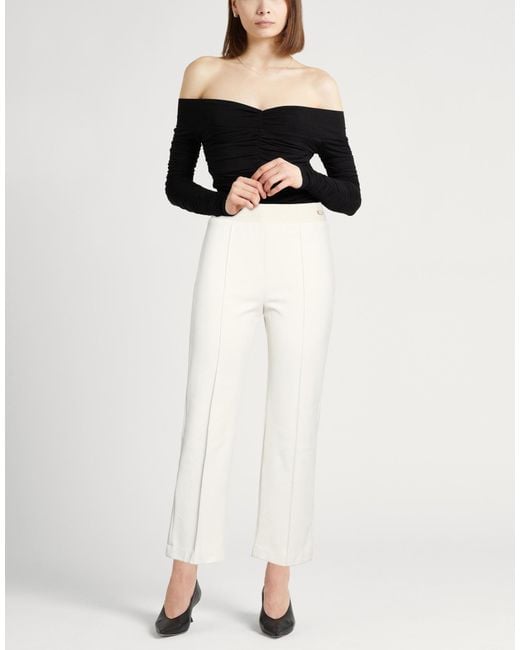 Agnona White Pants