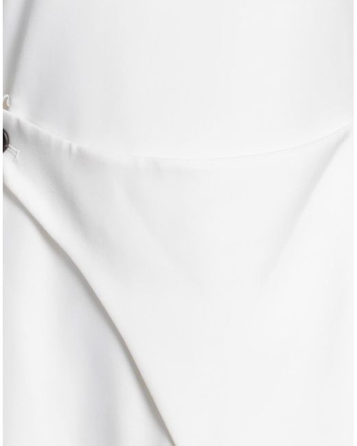 BCBGMAXAZRIA White Midi Dress