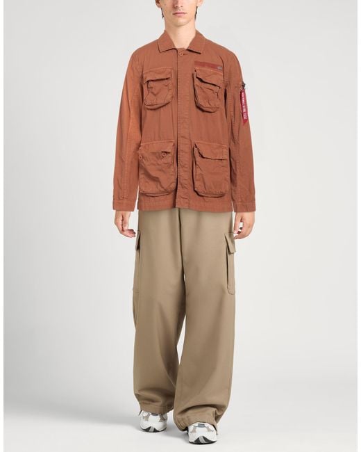 Alpha Industries Brown Jackets for men