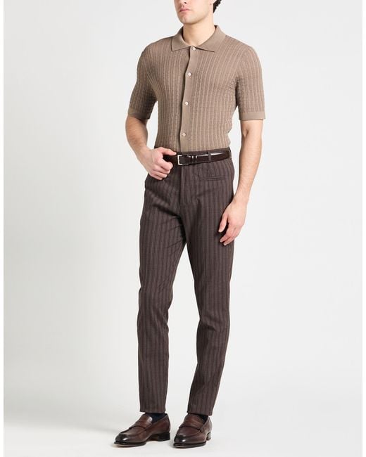 Dolce & Gabbana Gray Pants Wool, Viscose, Polyamide, Elastane for men
