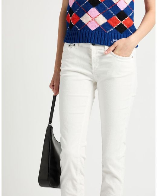 Dondup White Trouser