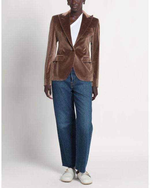 Tagliatore 0205 Brown Blazer