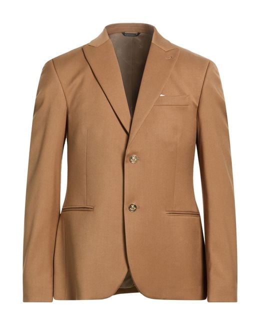 Daniele Alessandrini Brown Blazer for men