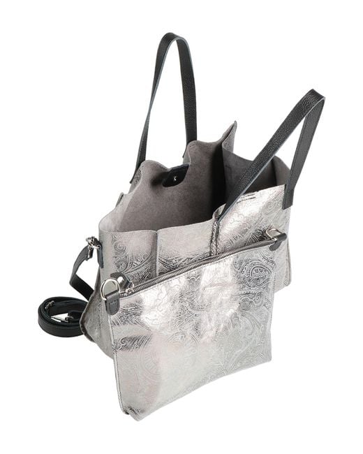 Laura Di Maggio Gray Handbag