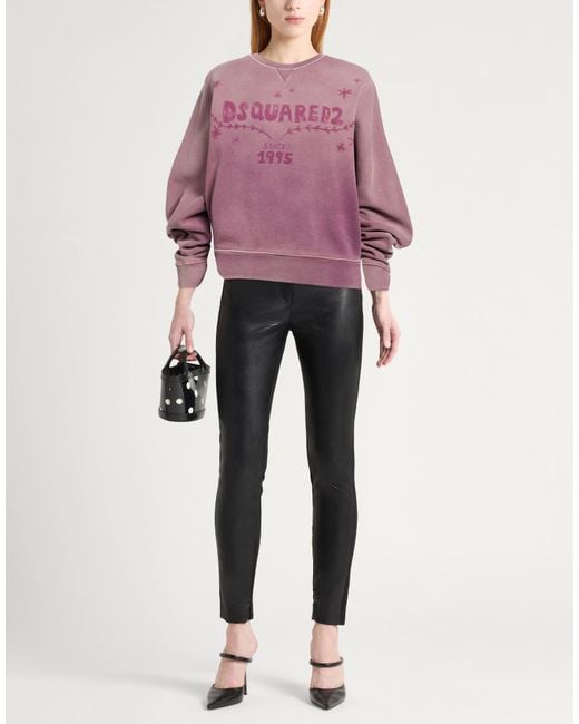 DSquared² Pink Sweatshirt Cotton