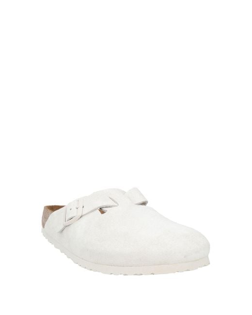 Birkenstock White Mules & Clogs Leather for men