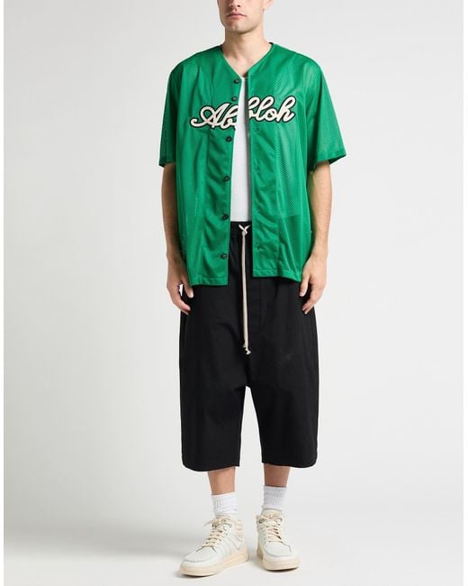 Camicia di Off-White c/o Virgil Abloh in Green da Uomo