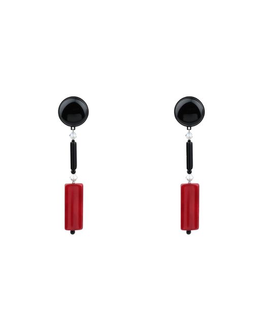 Giorgio Armani Red Earrings