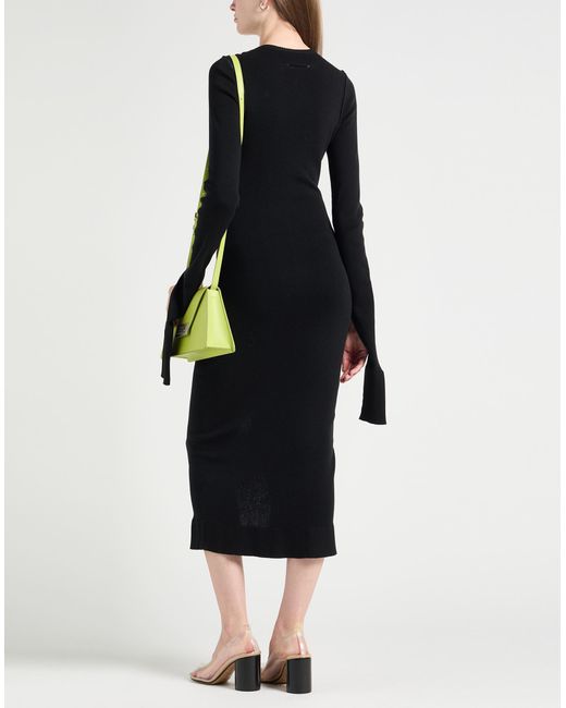 MM6 by Maison Martin Margiela Black Midi Dress