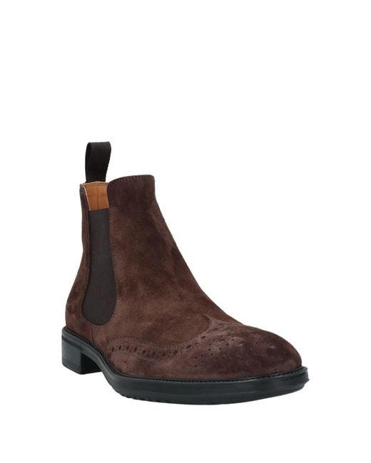 Doucal's Brown Ankle Boots for men