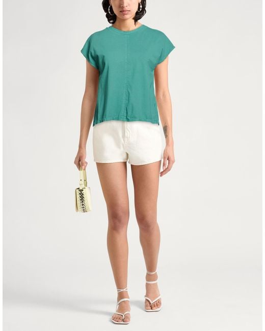 Alpha Studio Green T-Shirt Cotton, Elastane