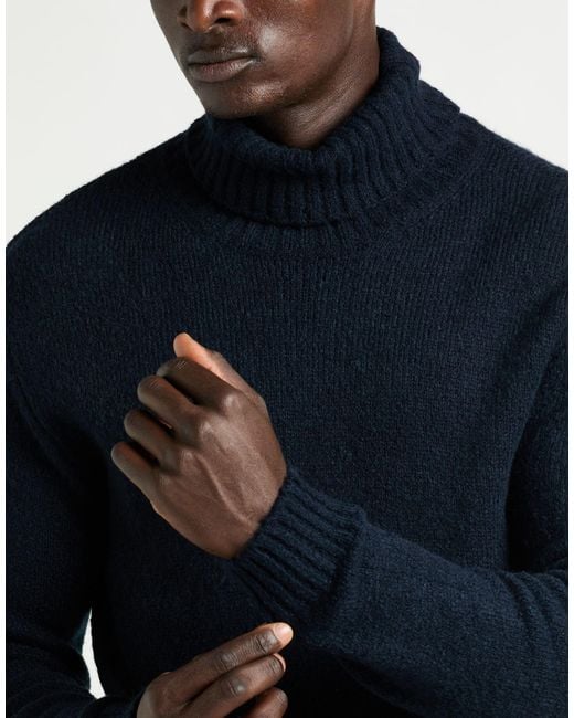 Stilosophy Blue Turtleneck for men