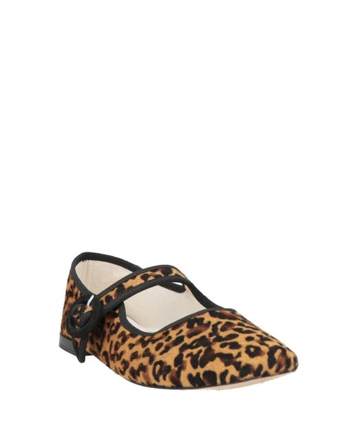 Repetto White Sand Ballet Flats Leather