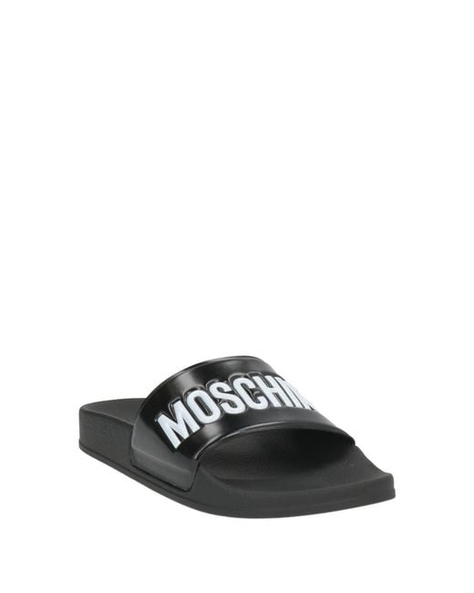 Moschino White Sandals Rubber