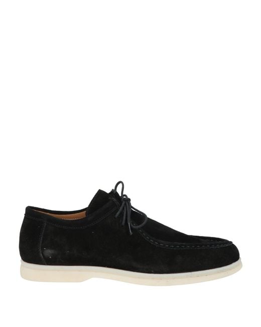 Cerruti 1881 Black Lace-Up Shoes Cow Leather