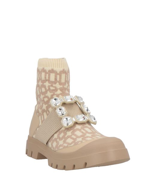 Roger Vivier Natural Ankle Boots