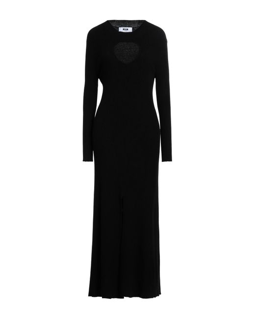 MSGM Black Maxi Dress