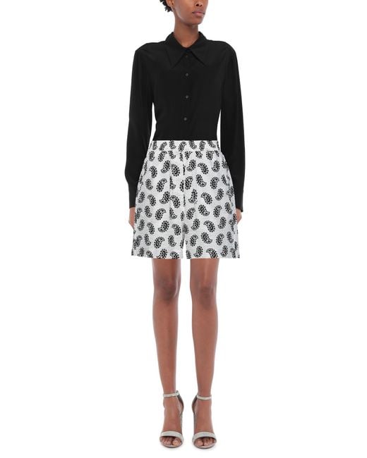 MSGM Gray Shorts & Bermuda Shorts