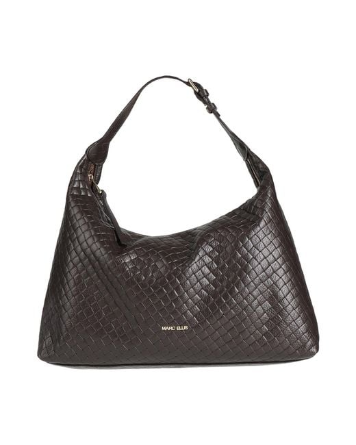 Marc Ellis Gray Dark Shoulder Bag Leather