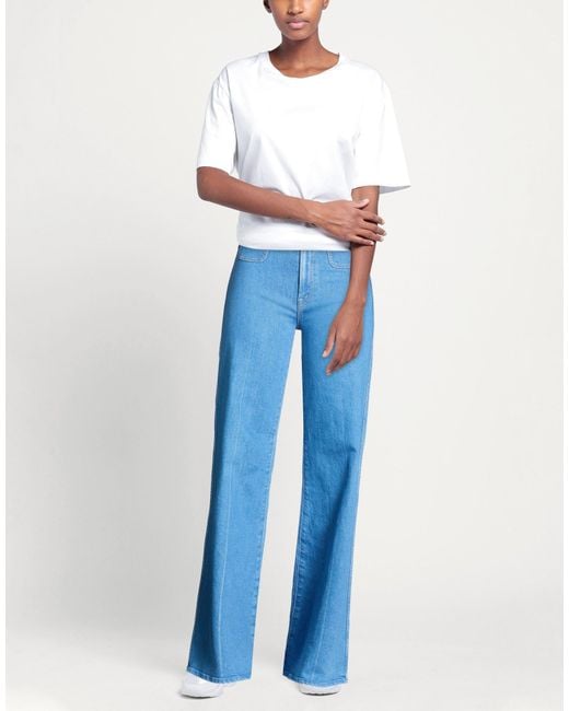 Mother Blue Jeans Cotton, Post-Consumer Recycled Cotton, Polyester, Elastane
