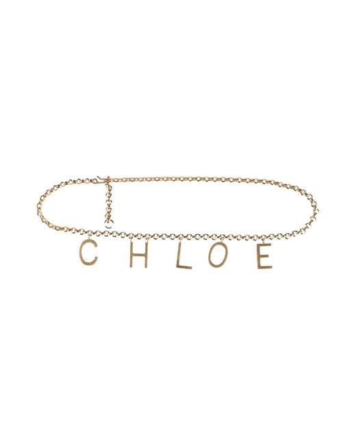 Chloé White Gürtel