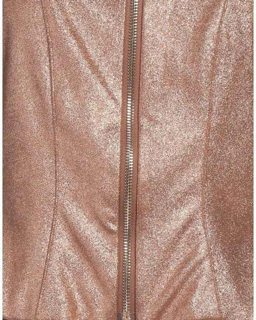 Siste's Brown Jacket Polyester, Elastane