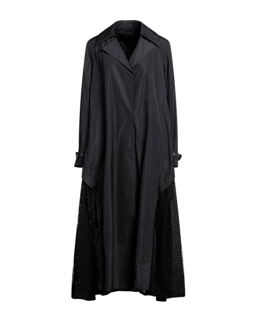 Herno Black Overcoat & Trench Coat