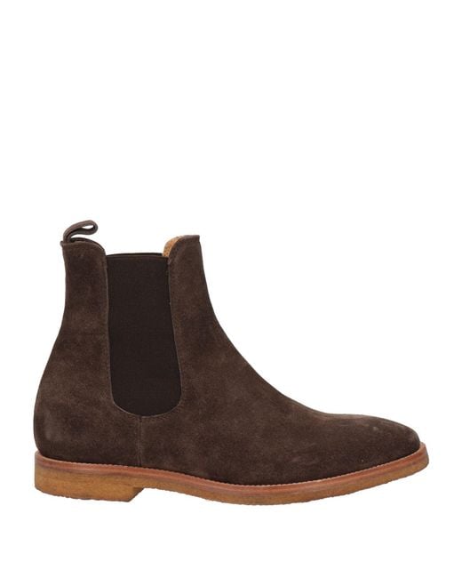 UNCONVENTIONAL ROYAL Brown Ankle Boots for men